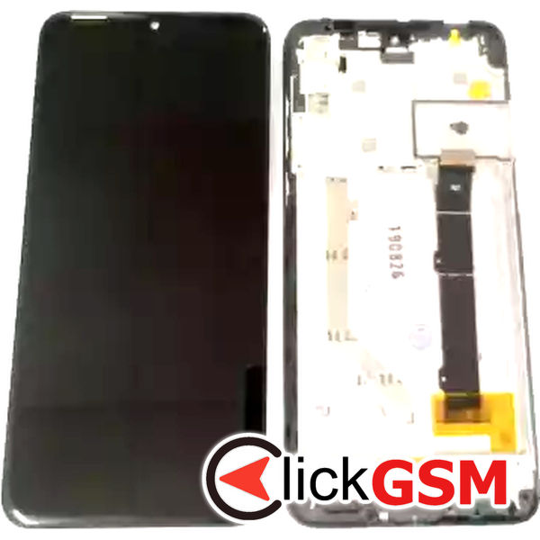 Piesa Piesa Display Cu Touchscreen Si Rama Negru Alcatel 1s 2020 2ljp