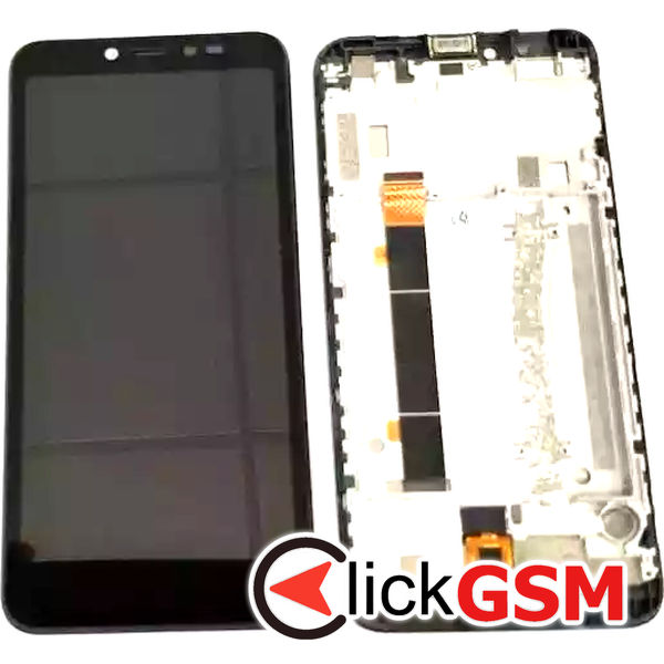 Piesa Piesa Display Cu Touchscreen Si Rama Negru Alcatel 1v 2mnd