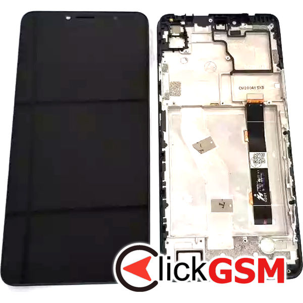 Piesa Piesa Display Cu Touchscreen Si Rama Negru Alcatel 3v 2019 2qry