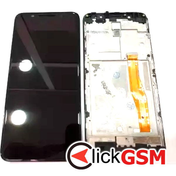 Piesa Piesa Display Cu Touchscreen Si Rama Negru Alcatel 3x 2qwh