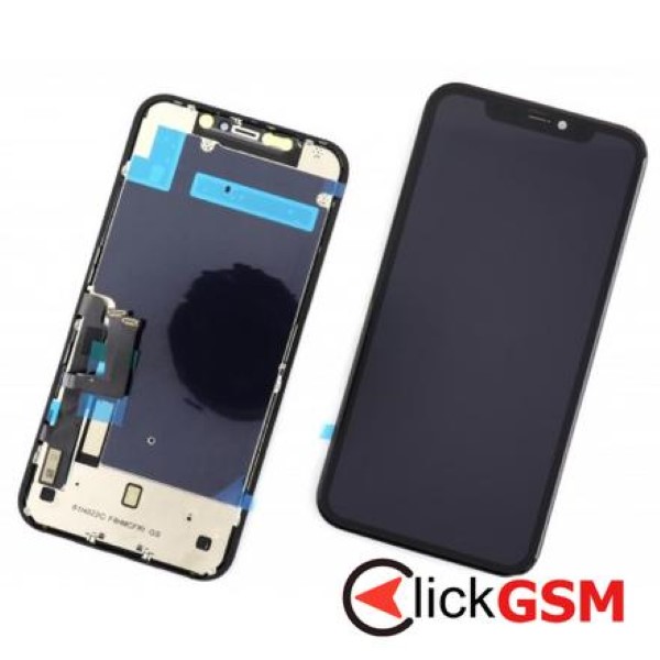 Piesa Display Cu Touchscreen Si Rama Negru Apple Iphone 11 3apc