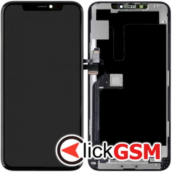 Piesa Display Cu Touchscreen Si Rama Negru Apple Iphone 11 Pro Max Tnc