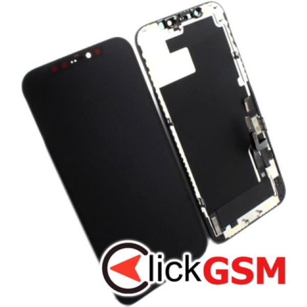 Piesa Display Cu Touchscreen Si Rama Negru Apple Iphone 12 1e06