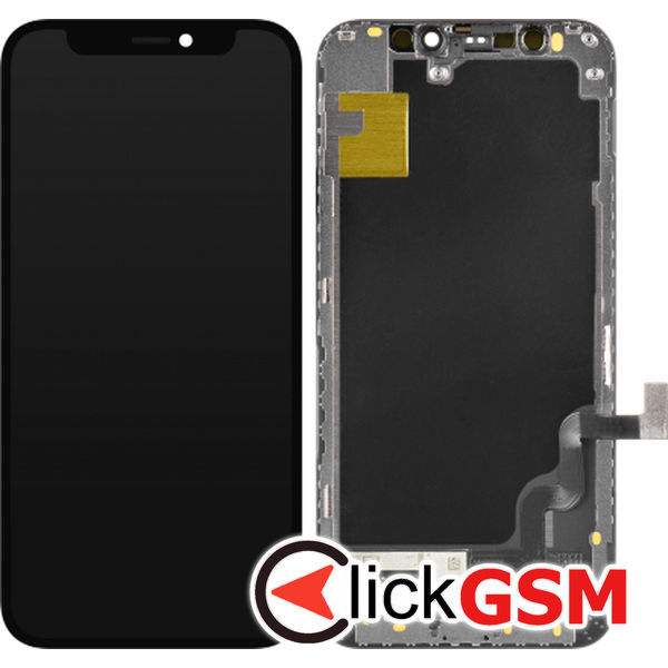 Piesa Display Cu Touchscreen Si Rama Negru Apple Iphone 12 Mini 4i14