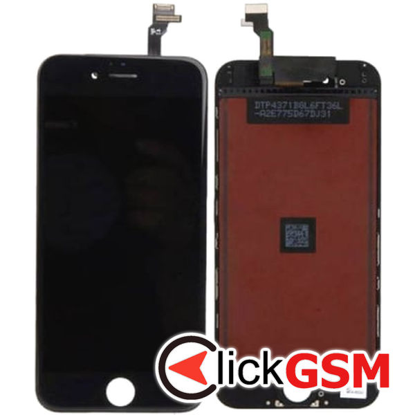 Piesa Display Cu Touchscreen Si Rama Negru Apple Iphone 6 2das