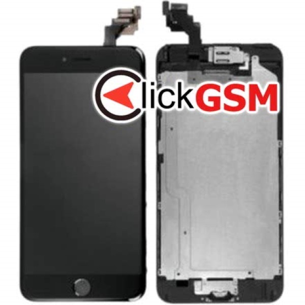 Piesa Piesa Display Cu Touchscreen Si Rama Negru Apple Iphone 6 Plus Pzh