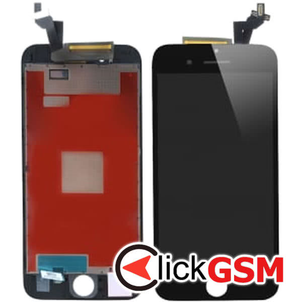 Piesa Display Cu Touchscreen Si Rama Negru Apple Iphone 6s Bk1