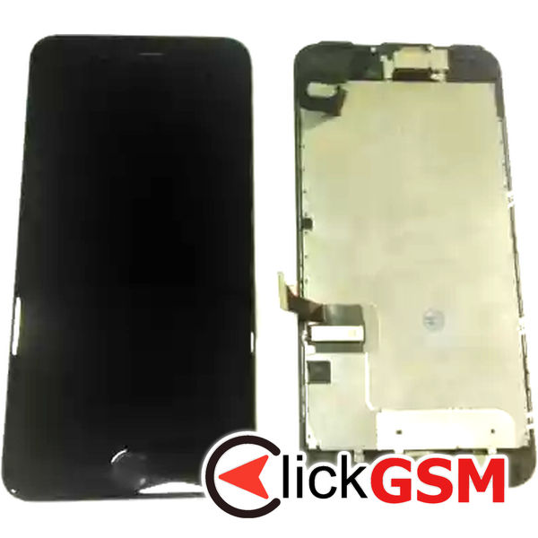 Piesa Display Cu Touchscreen Si Rama Negru Apple Iphone 7 Plus Ouq