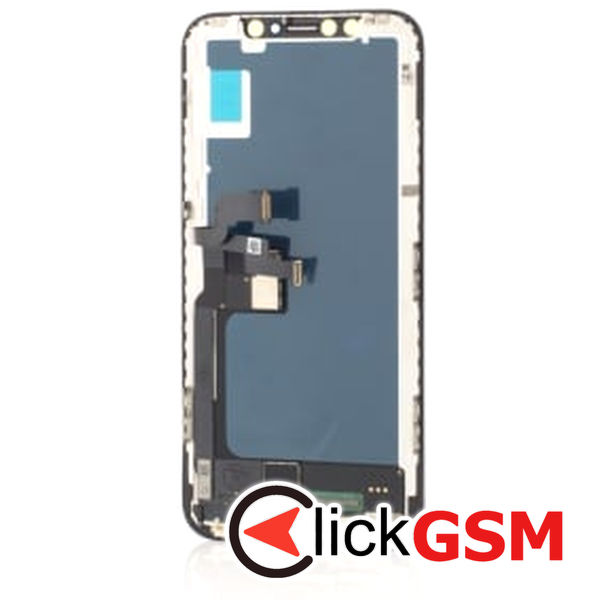 Piesa Display Cu Touchscreen Si Rama Negru Apple Iphone X Fip