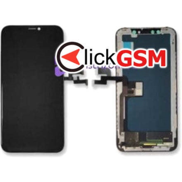 Piesa Display Cu Touchscreen Si Rama Negru Apple Iphone X Q1m