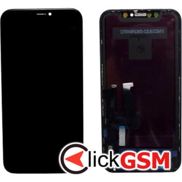 Piesa Display Cu Touchscreen Si Rama Negru Apple Iphone Xr Qco