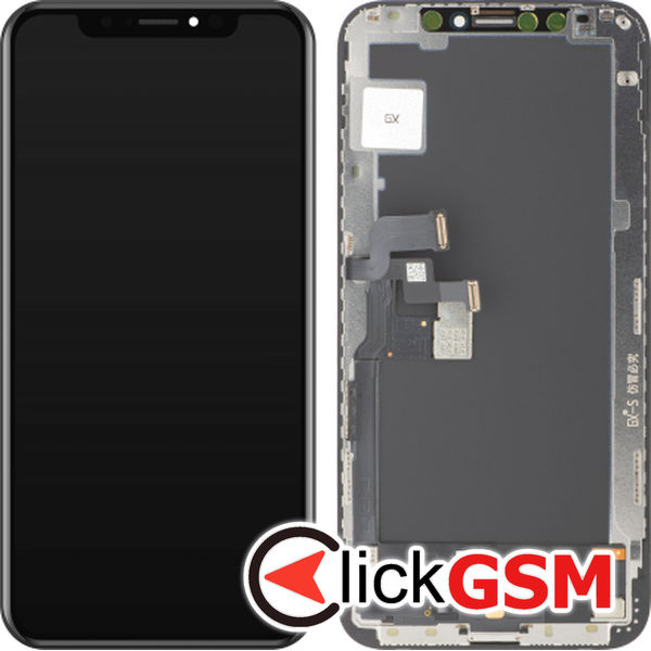 Piesa Display Cu Touchscreen Si Rama Negru Apple Iphone Xs 4hy3