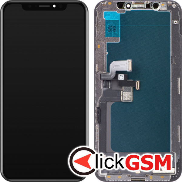 Piesa Display Cu Touchscreen Si Rama Negru Apple Iphone Xs 4i16