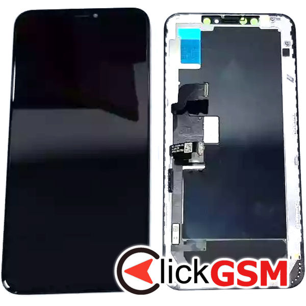 Piesa Display Cu Touchscreen Si Rama Negru Apple Iphone Xs Max Lqt