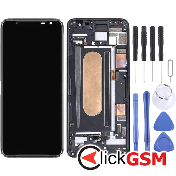 Piesa Piesa Display Cu Touchscreen Si Rama Negru Asus Rog Phone 3 2584