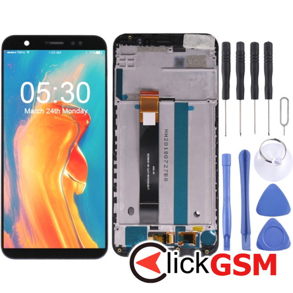 Piesa Piesa Display Cu Touchscreen Si Rama Negru Asus Zenfone Live L1 259e