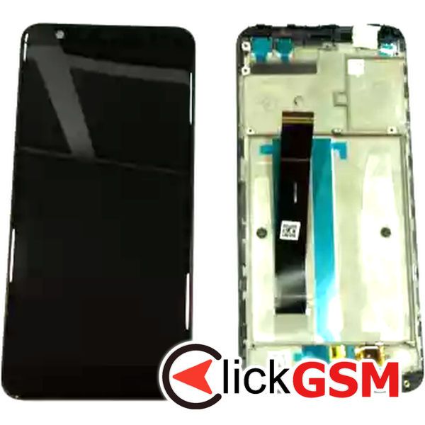 Piesa Display Cu Touchscreen Si Rama Negru Asus Zenfone Max Plus M1 4v8