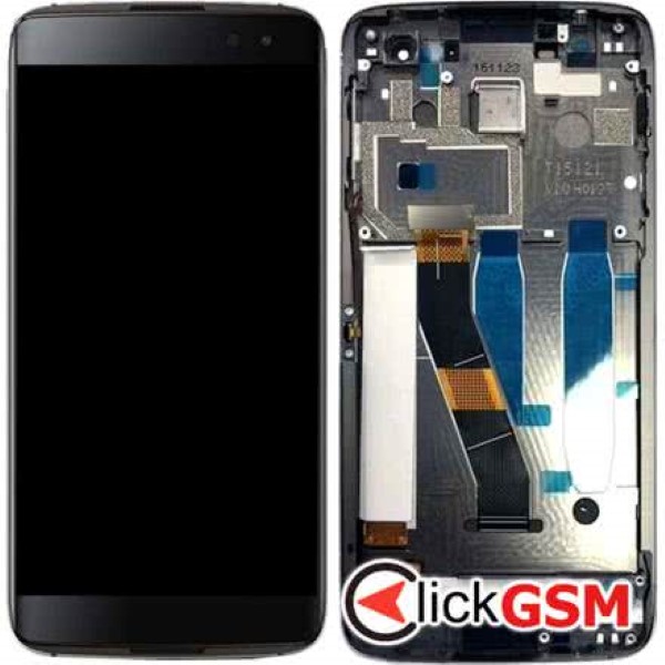 Piesa Display Cu Touchscreen Si Rama Negru Blackberry Dtek60 1exb