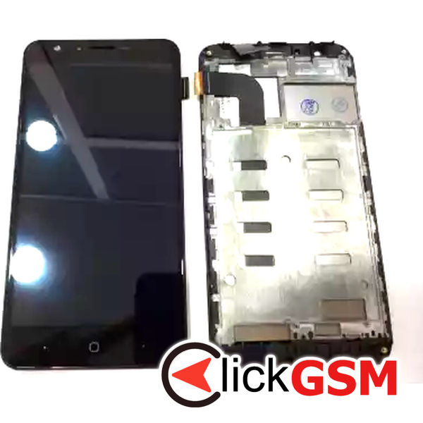 Piesa Piesa Display Cu Touchscreen Si Rama Negru Doogee Y6 2hv4