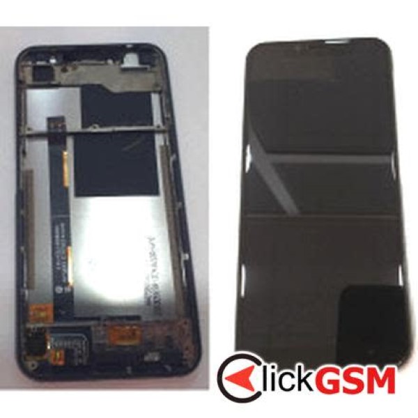 Piesa Display Cu Touchscreen Si Rama Negru Elephone A4 2ir0