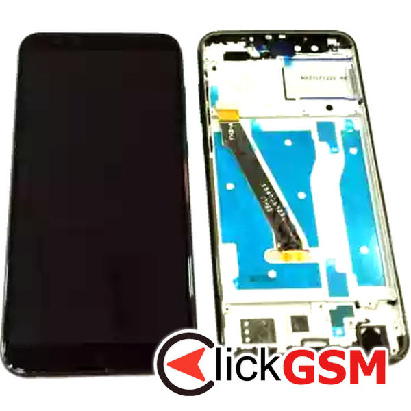 Piesa Display Cu Touchscreen Si Rama Negru Honor 9 Lite 18wd