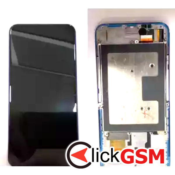 Piesa Display Cu Touchscreen Si Rama Negru Honor Magic 2 18zd