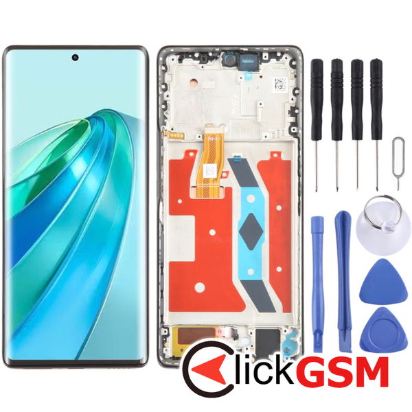 Piesa Display Cu Touchscreen Si Rama Negru Honor X9a 5g 2zn6