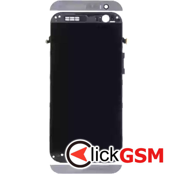 Piesa Display Cu Touchscreen Si Rama Negru Htc One E8 19jd