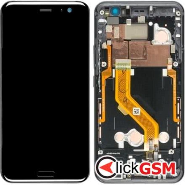 Piesa Piesa Display Cu Touchscreen Si Rama Negru Htc U11 2g2q