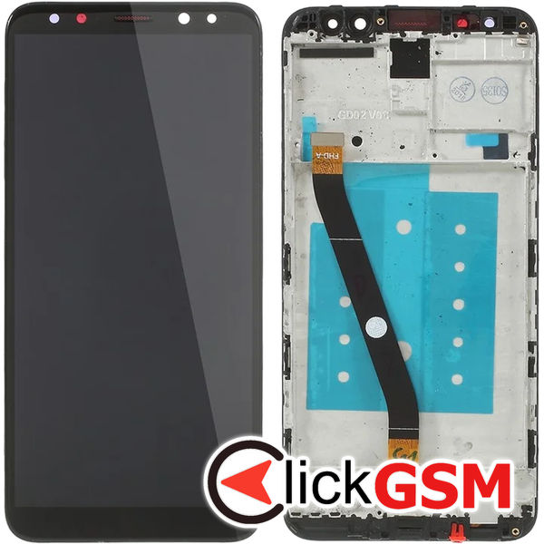 Piesa Piesa Display Cu Touchscreen Si Rama Negru Huawei Mate 10 Lite 4rg3