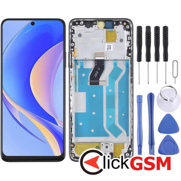 Piesa Display Cu Touchscreen Si Rama Negru Huawei Nova Y90 2us9