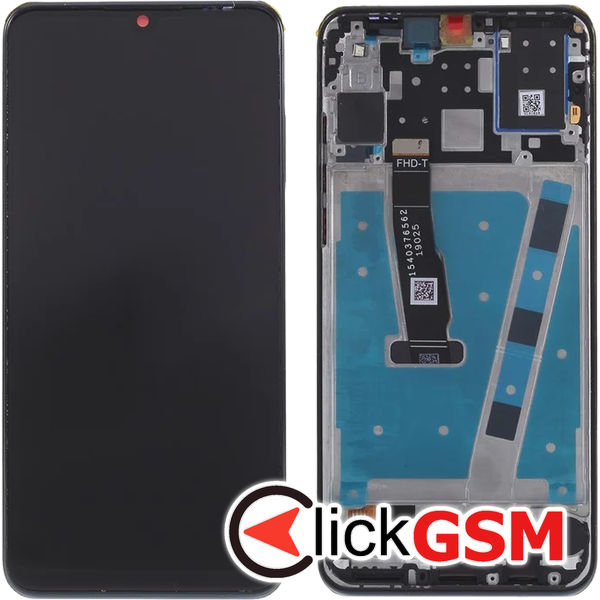 Piesa Display Cu Touchscreen Si Rama Negru Huawei P30 Lite 4no5