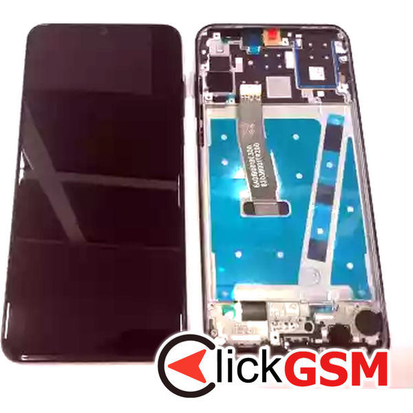 Piesa Display Cu Touchscreen Si Rama Negru Huawei P30 Lite Bdd