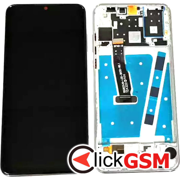 Piesa Display Cu Touchscreen Si Rama Negru Huawei P30 Lite D6c