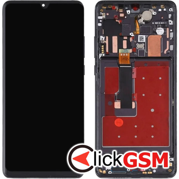 Piesa Display Cu Touchscreen Si Rama Negru Huawei P30 Pro 4s3i