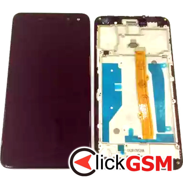 Piesa Piesa Display Cu Touchscreen Si Rama Negru Huawei Y6 2017 87d