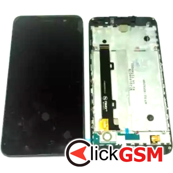 Piesa Piesa Display Cu Touchscreen Si Rama Negru Huawei Y6 Pro 860