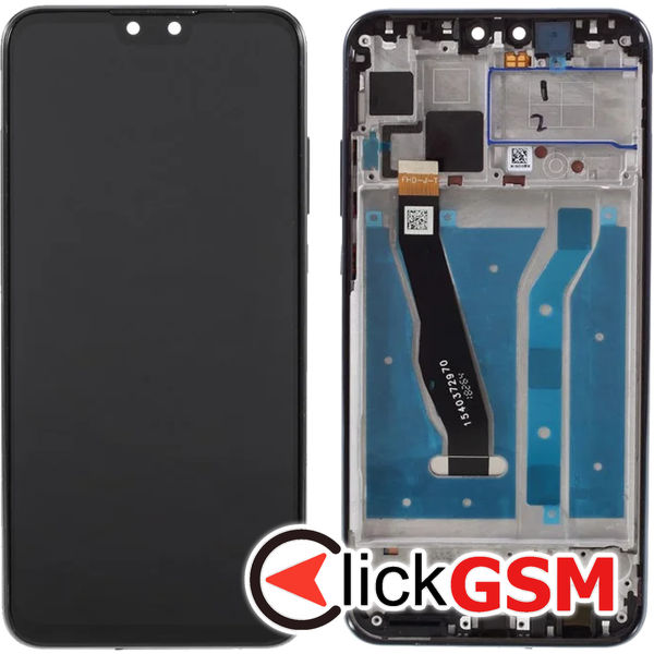 Piesa Display Cu Touchscreen Si Rama Negru Huawei Y9 2018 4sf5