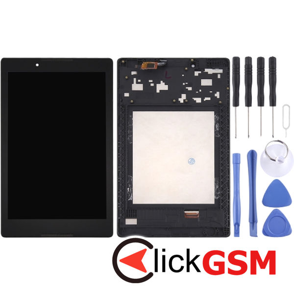 Piesa Display Cu Touchscreen Si Rama Negru Lenovo A8 50 241k