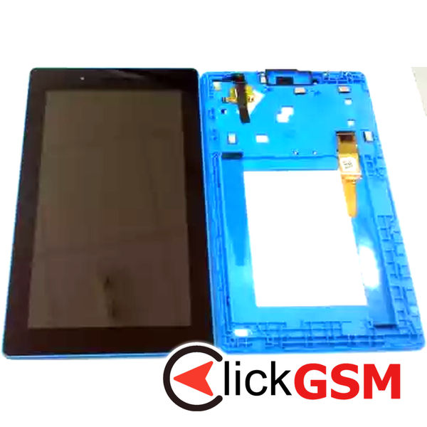 Piesa Piesa Display Cu Touchscreen Si Rama Negru Lenovo Tab 3 7 2kj6