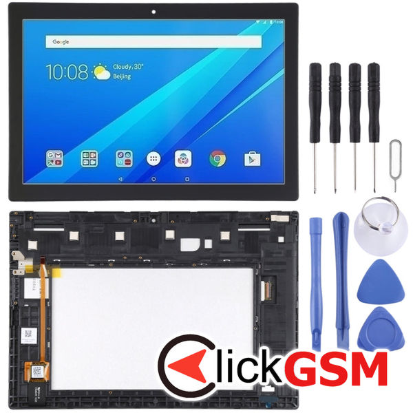 Piesa Display Cu Touchscreen Si Rama Negru Lenovo Tab 4 10 240x