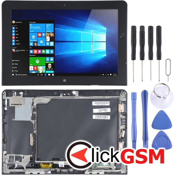 Piesa Display Cu Touchscreen Si Rama Negru Lenovo Thinkpad 240t