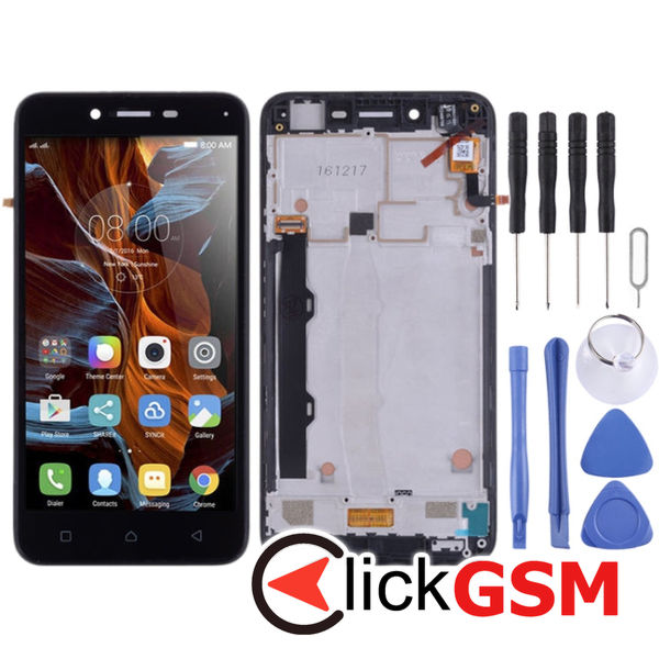 Piesa Display Cu Touchscreen Si Rama Negru Lenovo Vibe K5 Plus 240g