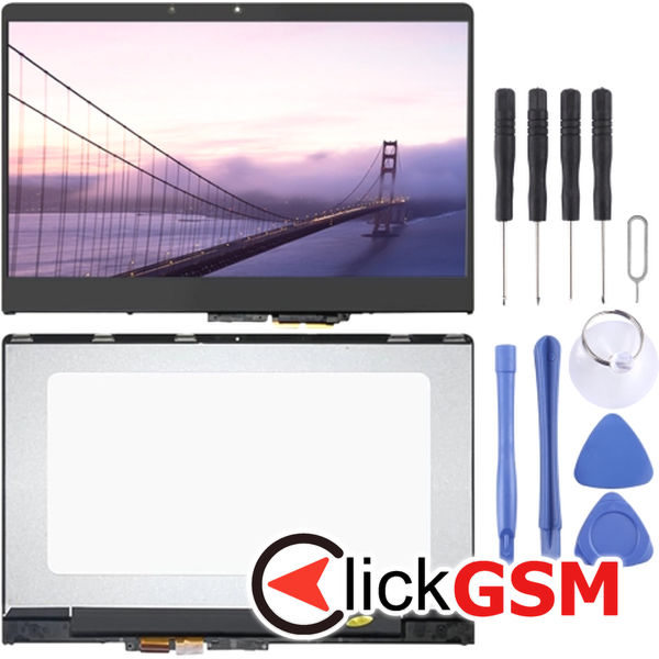 Piesa Piesa Display Cu Touchscreen Si Rama Negru Lenovo Yoga 246c