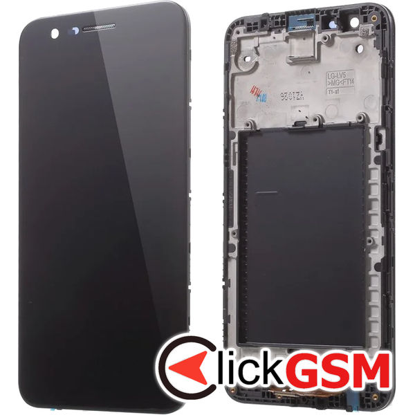 Piesa Piesa Display Cu Touchscreen Si Rama Negru Lg K10 4su9