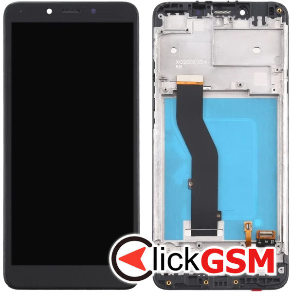 Piesa Piesa Display Cu Touchscreen Si Rama Negru Lg K20 4sud