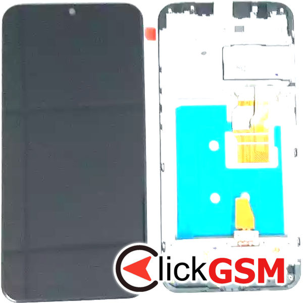 Piesa Piesa Display Cu Touchscreen Si Rama Negru Lg K22 1h9a