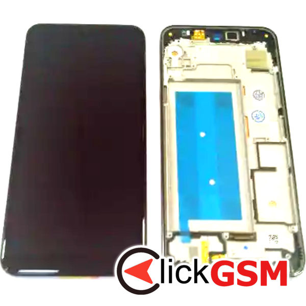 Piesa Piesa Display Cu Touchscreen Si Rama Negru Lg K50 1i63