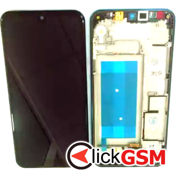 Piesa Piesa Display Cu Touchscreen Si Rama Negru Lg K50 1i65