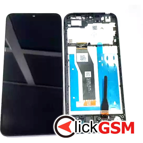 Piesa Piesa Display Cu Touchscreen Si Rama Negru Motorola Moto E13 31k0